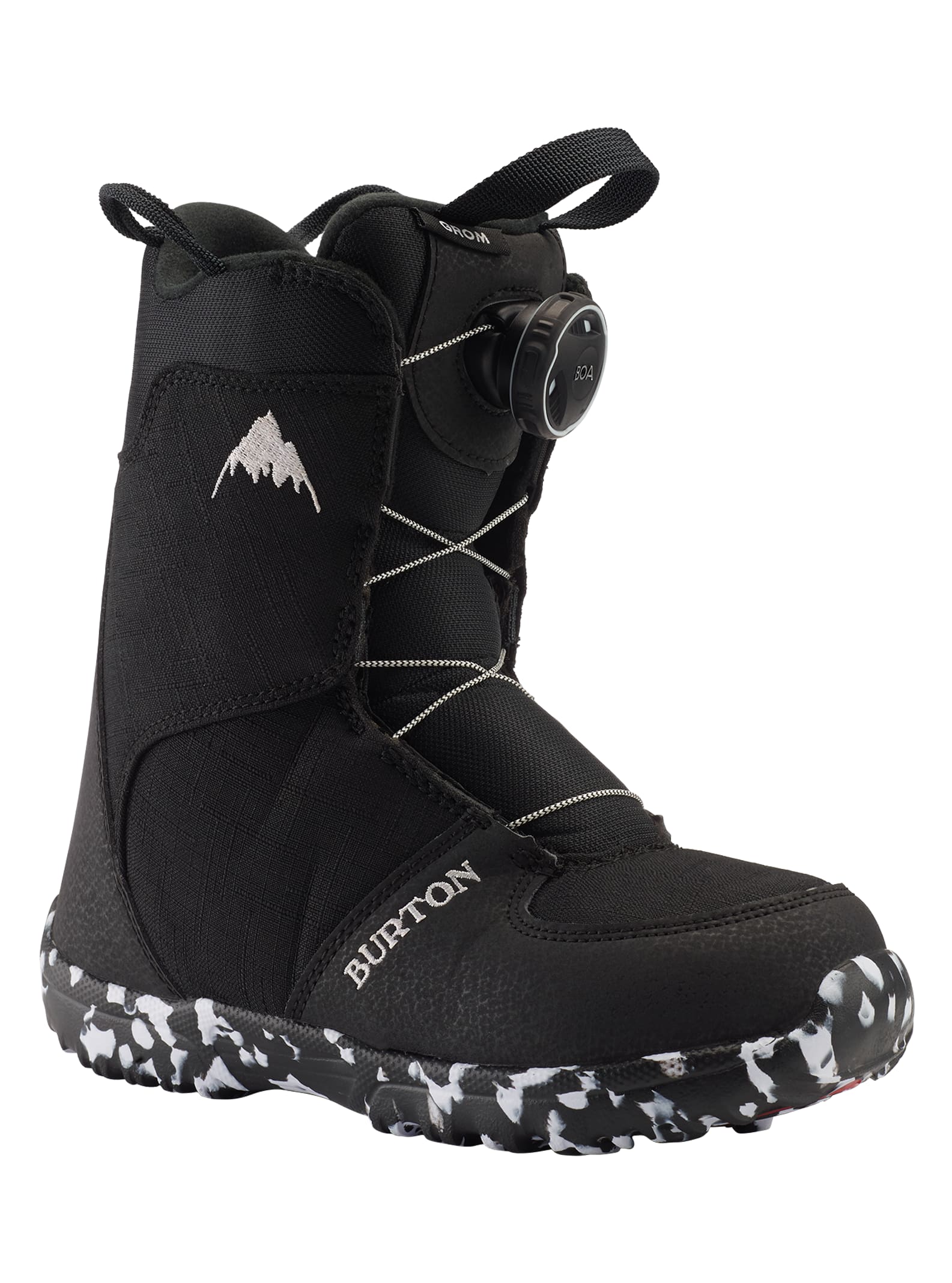 Boys Cordura And Synthetic Upper Double Strap Snow Boots 