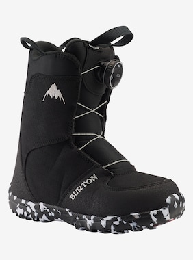 Kids' Burton Grom BOA® Snowboard Boots shown in Black