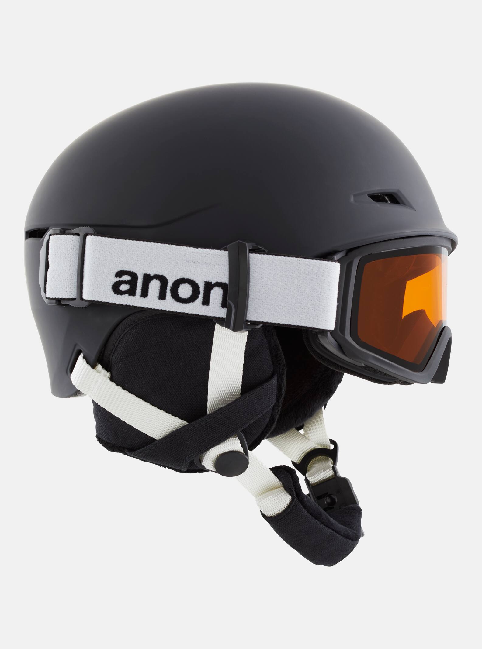 Anon - Combinaison casque/masque Define de ski et snowboard enfant, Black, SM