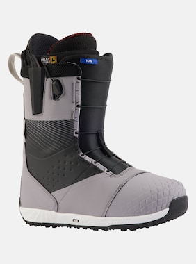 Men's Burton Ion Snowboard Boots shown in Sharkskin / Black