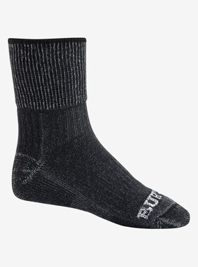 Men's Burton Wool Hiker Socks shown in True Black