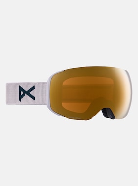 Anon M2 Goggles + Bonus Lens + MFI® Face Mask shown in Frame: Warm Gray, Lens: Perceive Sunny Bronze (17% / S3), Spare Lens: Perceive Cloudy Burst (59% / S1)