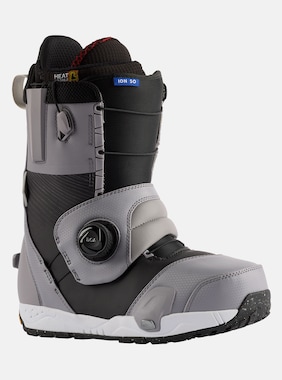 Men's Burton Ion Step On® Snowboard Boots shown in Sharkskin / Black