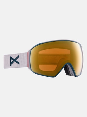 Anon M4 Goggles (Toric) + Bonus Lens + MFI® Face Mask shown in Frame: Warm Gray, Lens: Perceive Sunny Bronze (17% / S3), Spare Lens: Perceive Cloudy Burst (59% / S1)