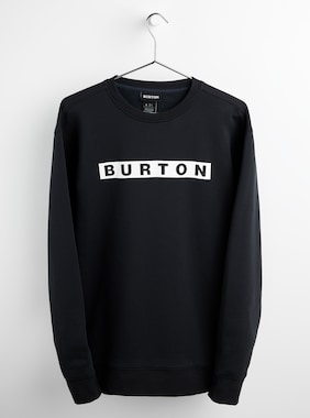 Burton Vault Crew Sweatshirt shown in True Black