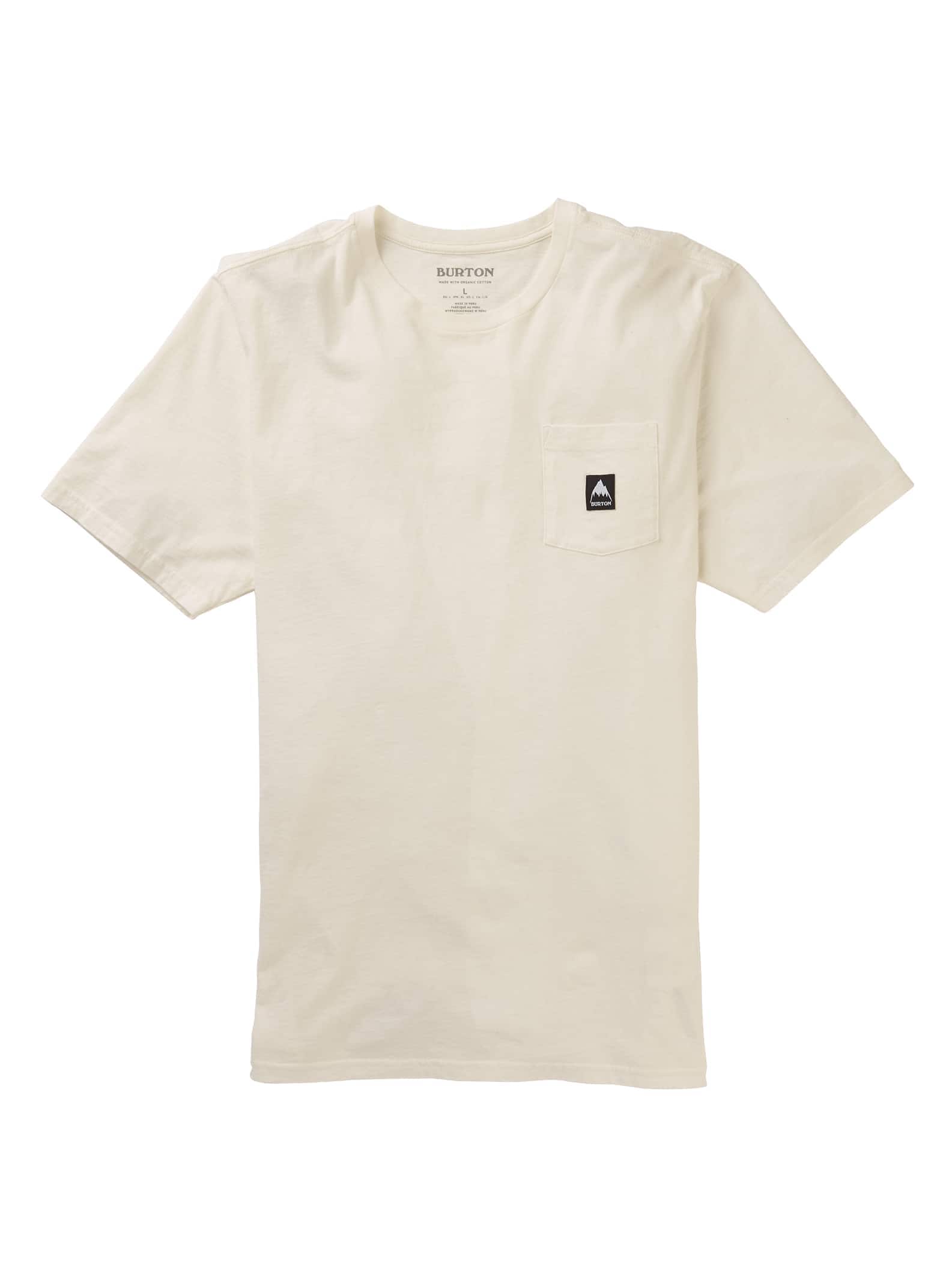 Burton Colfax Short Sleeve T-Shirt, Stout White, XXL