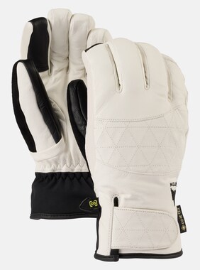 Women's Burton GORE-TEX Leather Gondy Gloves shown in Stout White