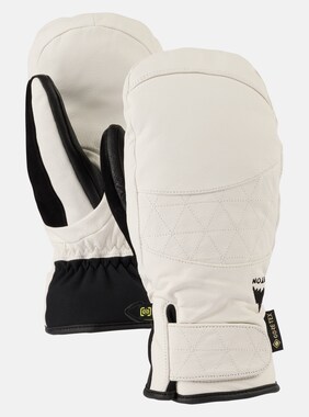 Women's Burton Gondy GORE-TEX Leather Mittens shown in Stout White
