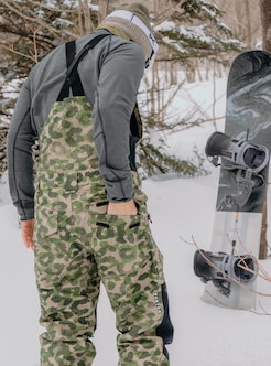 スノーボード Burton Reserve GORE-TEX Gray Men's Reserve GORE‑TEX 2L Bib Pants | Burton.com Winter 2023 US