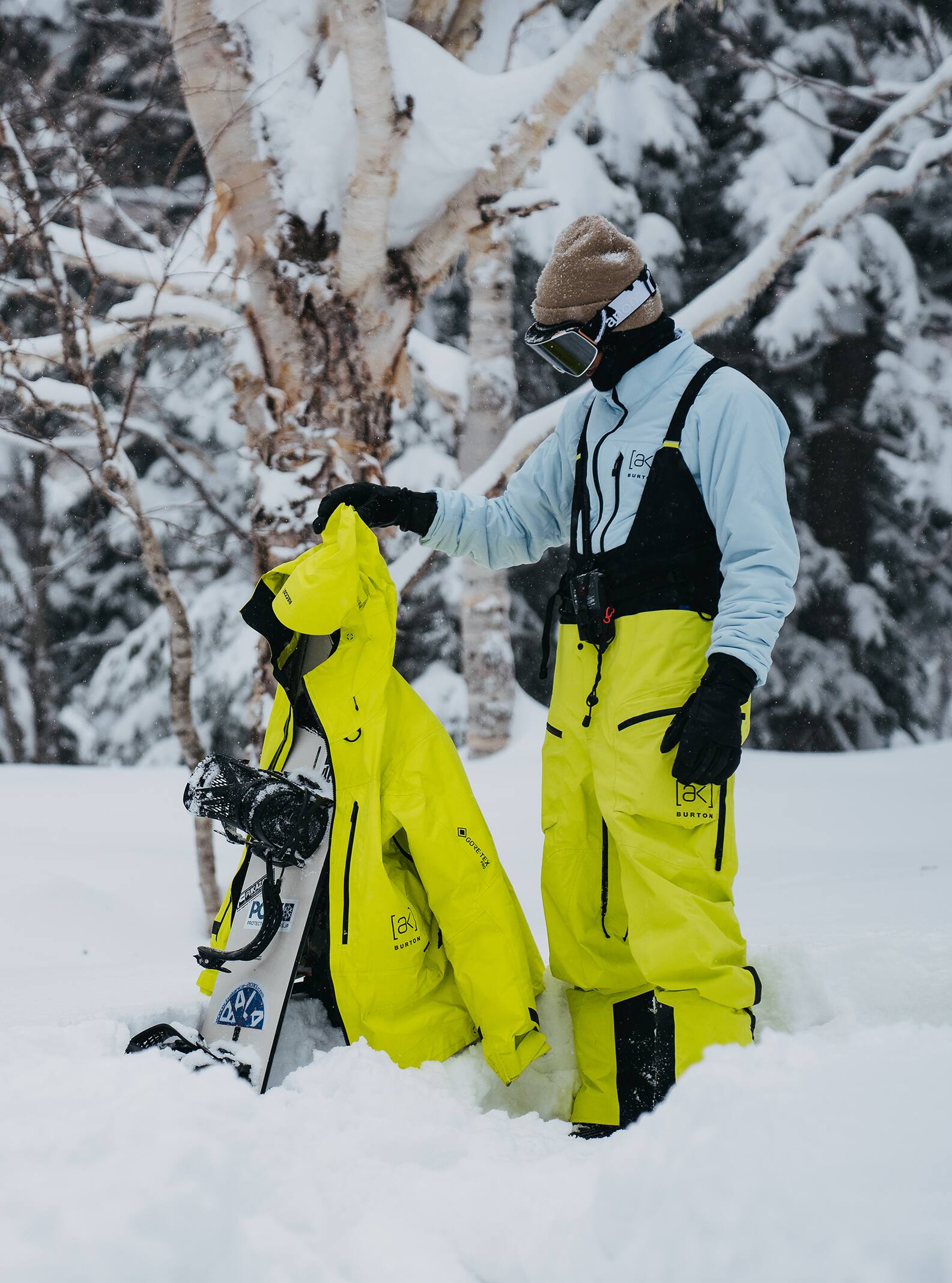 メンズ [ak] タスク Pro 3L GORE-TEX ハイトップ ビブパンツ | Burton