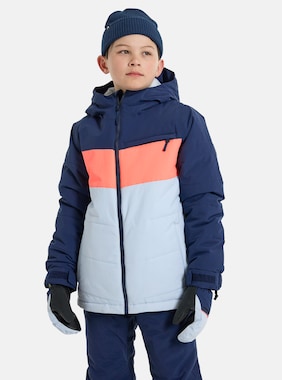 Boys' Burton Ropedrop Jacket shown in Dress Blue / Ballad Blue / Tetra Orange