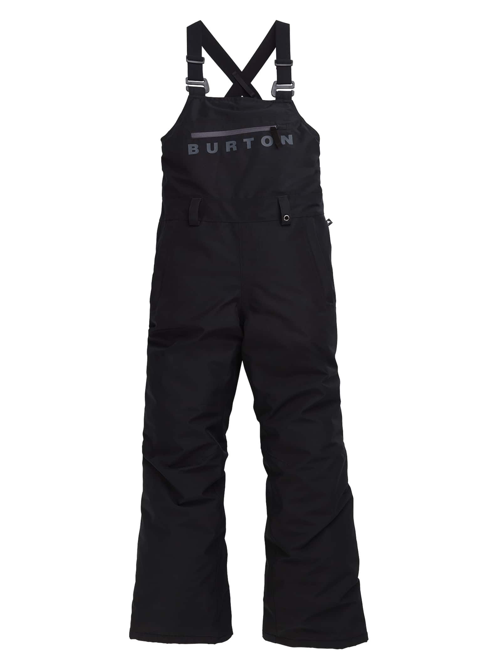Burton Kids' Stark GORE-TEX 2L Bib Pants, True Black, XL