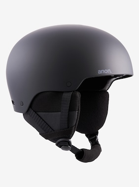 Anon Raider 3 Round Fit Ski & Snowboard Helmet shown in Black