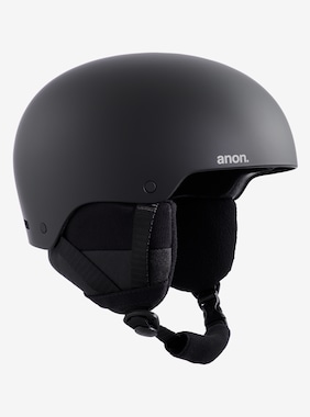Anon Greta 3 Round Fit Ski & Snowboard Helmet shown in Black