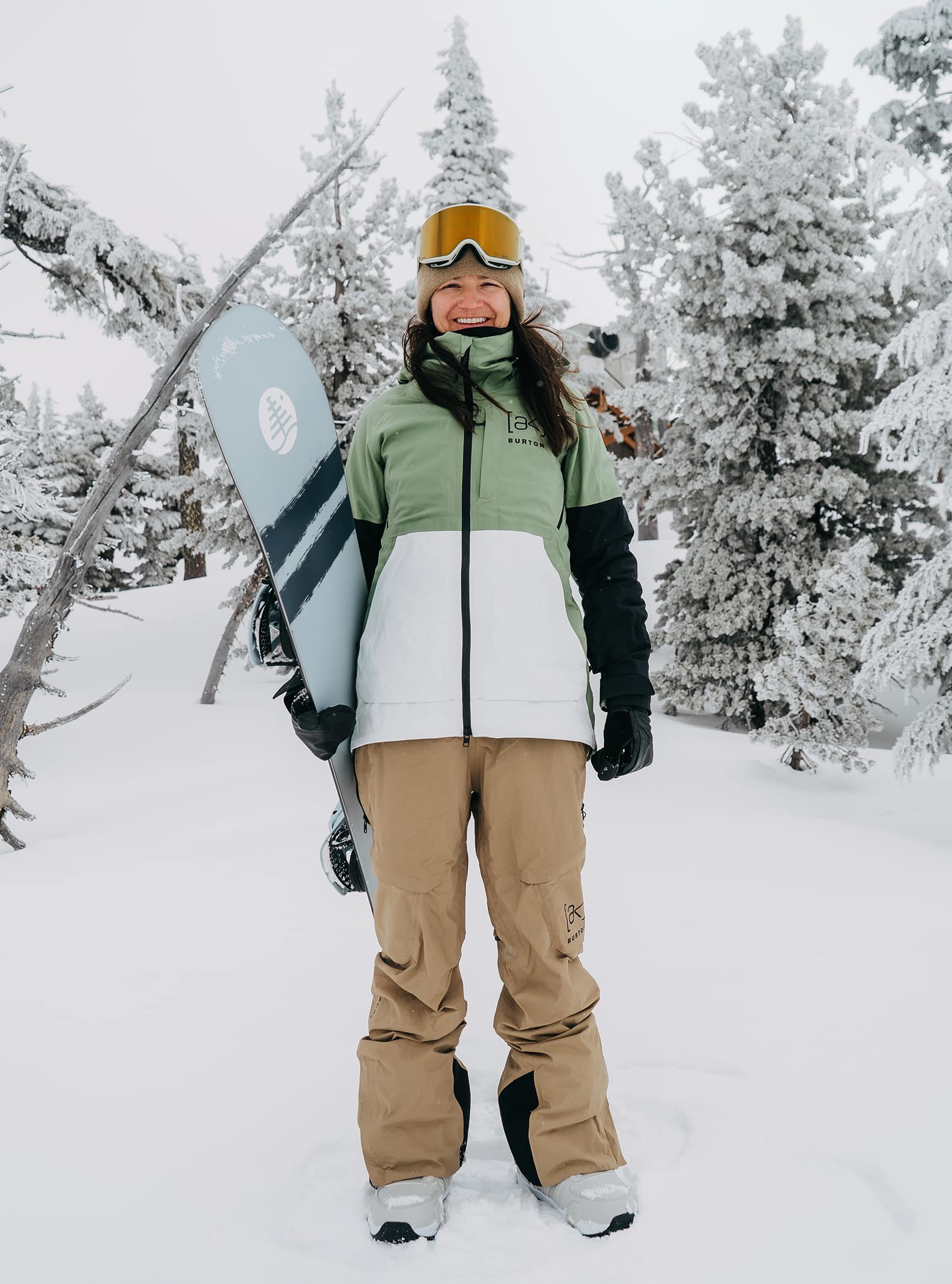 BURTON バートン スキーウェア スノボウェア セットアップ 花柄-