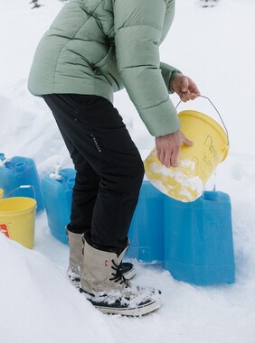 Men's Burton [ak] Helium Stretch Insulated Pants shown in True Black