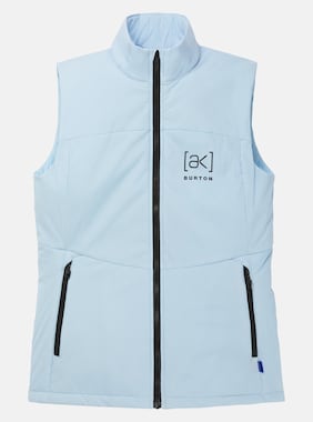 Women's Burton [ak] Helium Stretch Insulated Vest shown in Ballad Blue