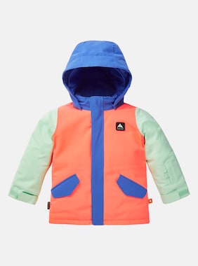Toddlers' Burton 2L Parka Jacket shown in Amparo Blue / Tetra Orange / Jewel Green
