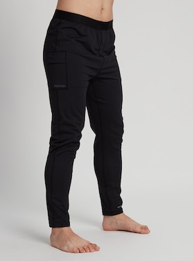 Men's Burton Heavyweight X Base Layer Pants shown in True Black