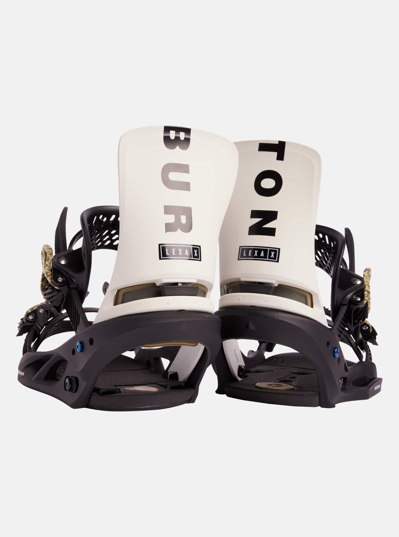 Burton - Fixations pour snowboard Lexa X Re:Flex pour femme, Black / Stout White / Logo, L