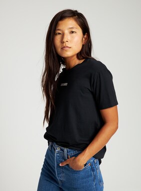 Women's Burton Vault Short Sleeve T-Shirt shown in True Black