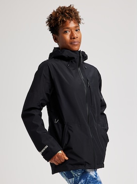 Women's Burton Multipath GORE-TEX 2L Jacket shown in True Black
