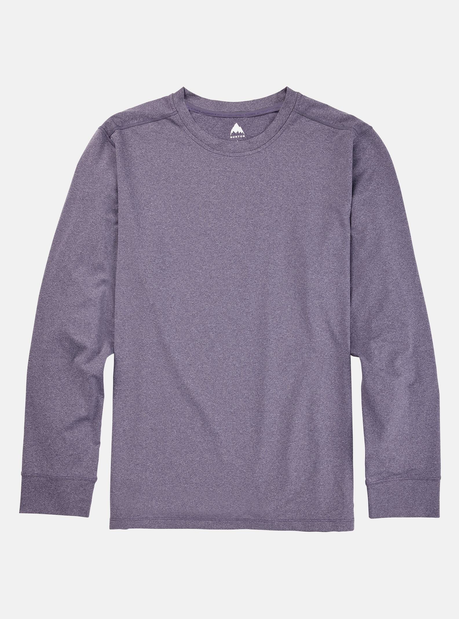 Burton - T-shirt à manches longues Multipath Essential Tech homme, Violet Halo Heather, S