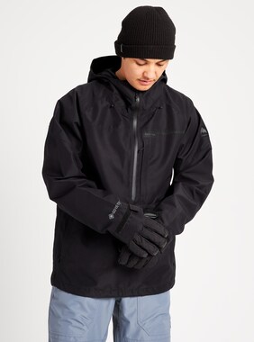 Men's Burton Pillowline GORE-TEX 2L Anorak Jacket shown in True Black