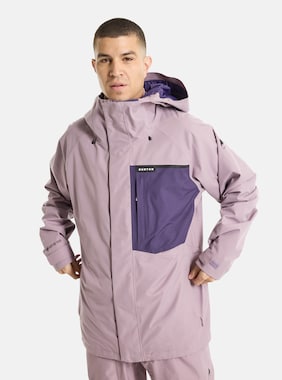 Men's Burton Powline GORE-TEX 2L Jacket shown in Elderberry / Violet Halo