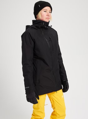 Women's Burton Pillowline GORE-TEX 2L Jacket shown in True Black