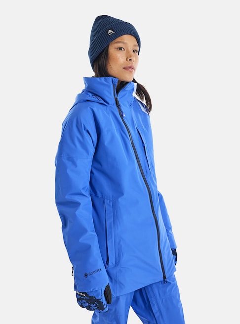 manteau burton femme bleu