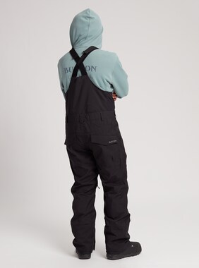 Men's Burton Reserve 2L Bib Pants (Short) shown in True Black