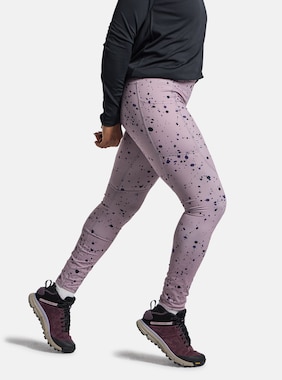 Women's Burton Multipath Pocket Leggings shown in Elderberry Spatter