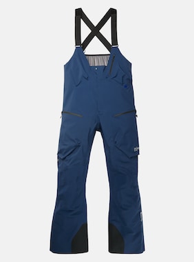 Men's Burton [ak] Japan Guide GORE-TEX PRO 3L Hi-Top Bib Pants shown in Noir Blue