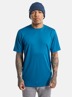 Men's Burton Brand Active Short Sleeve T-Shirt shown in Lyons Blue