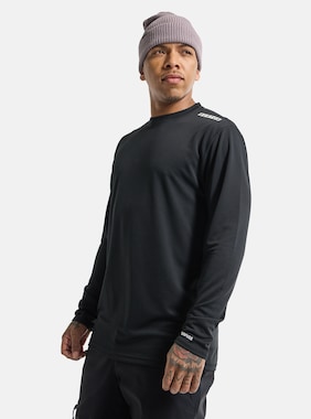 Men's Burton Brand Active Long Sleeve T-Shirt shown in True Black