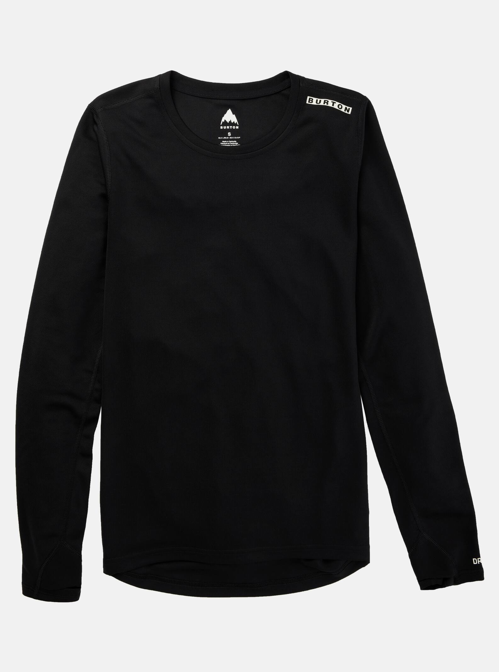 Burton - T-shirt à manches longues Brand Active femme, True Black, M