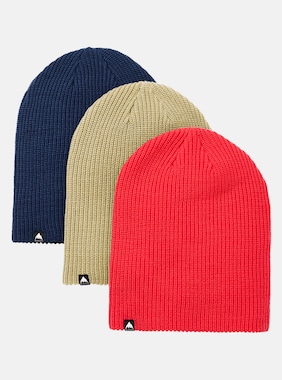 Burton Recycled DND Beanie (3 Pack) shown in Dress Blue / Tomato / Kelp