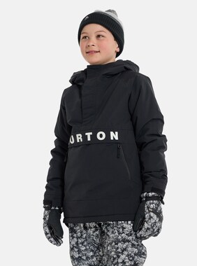 Kids' Burton Frostner 2L Anorak Jacket shown in True Black