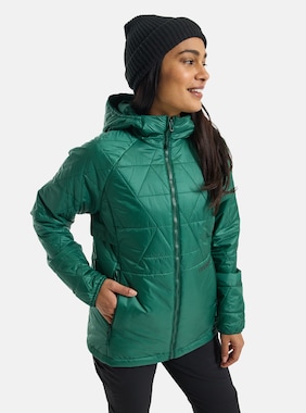 Women's Burton Versatile Heat Hooded Synthetic Insulated Jacket shown in Botanical Garden
