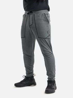 Men's Burton Stockrun Grid Pants shown in True Black