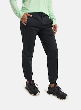 Women's Burton Multipath Jogger Pants shown in True Black
