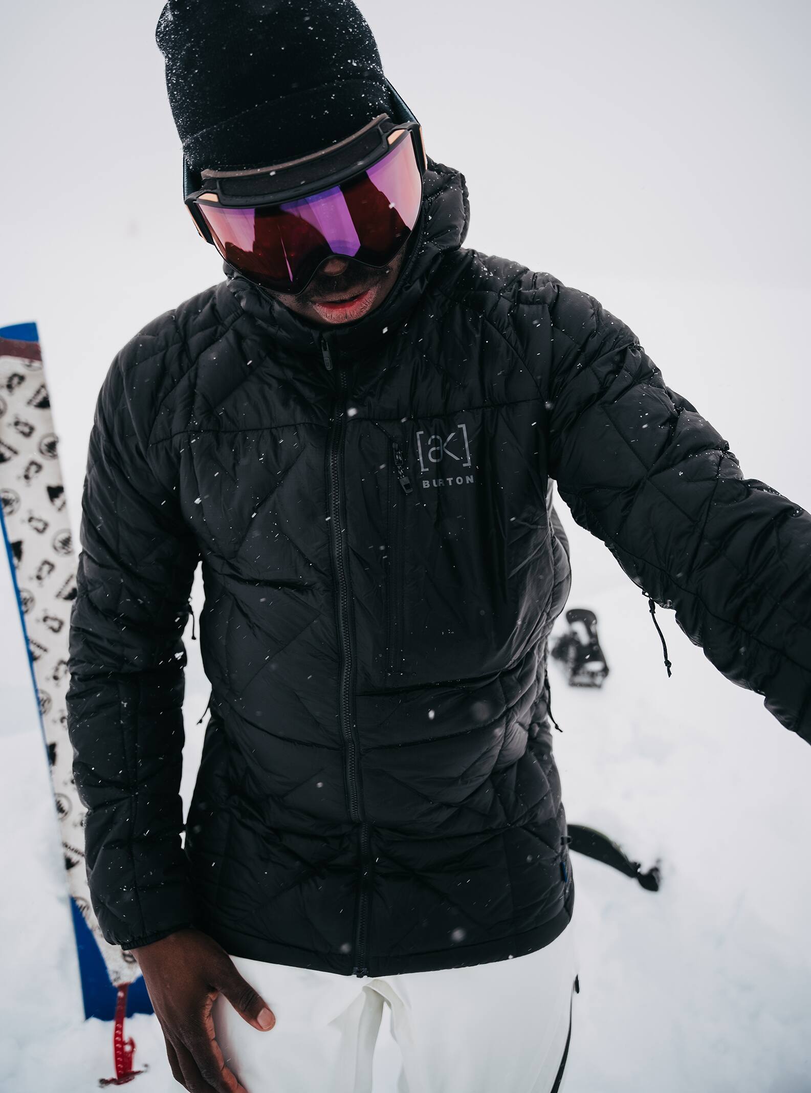 Men's [ak] Baker Hooded Down Jacket | Burton.com Winter 2023 US