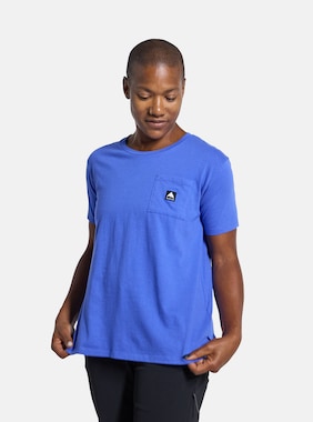 Women's Burton Colfax Short Sleeve T-Shirt shown in Amparo Blue