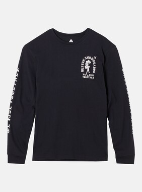 Men's Burton Name Dropper Long Sleeve T-Shirt shown in True Black
