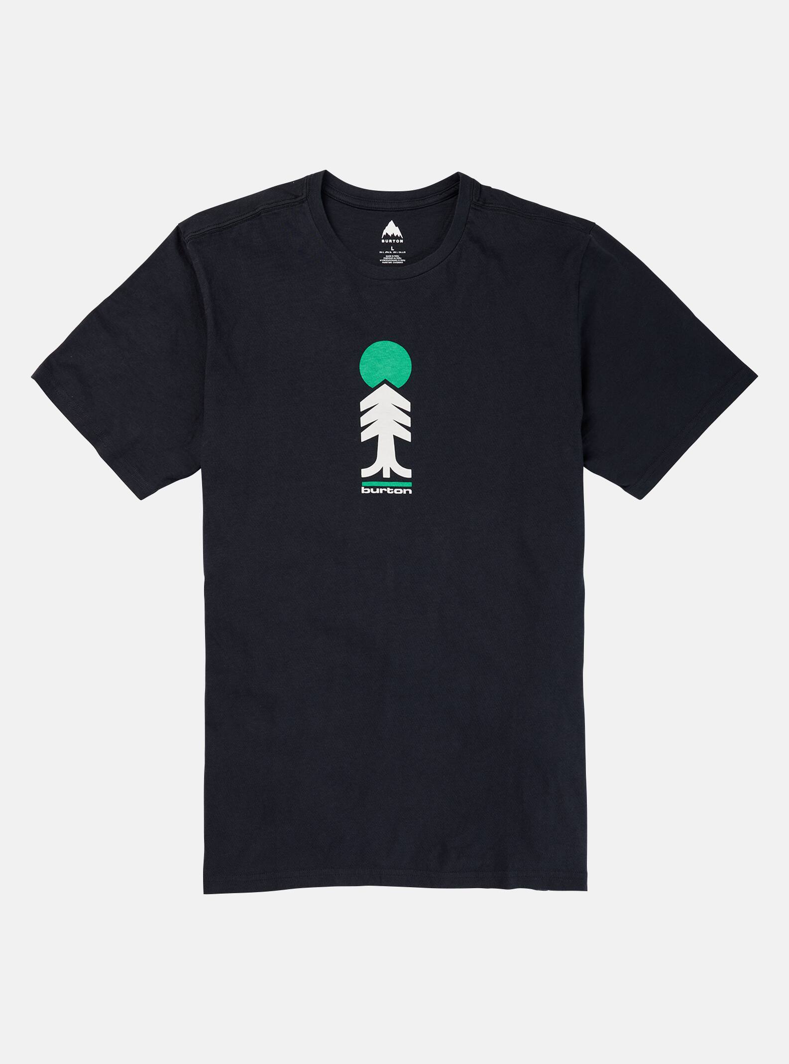 Burton - T-shirt à manches courtes Cartographer homme, True Black, XS