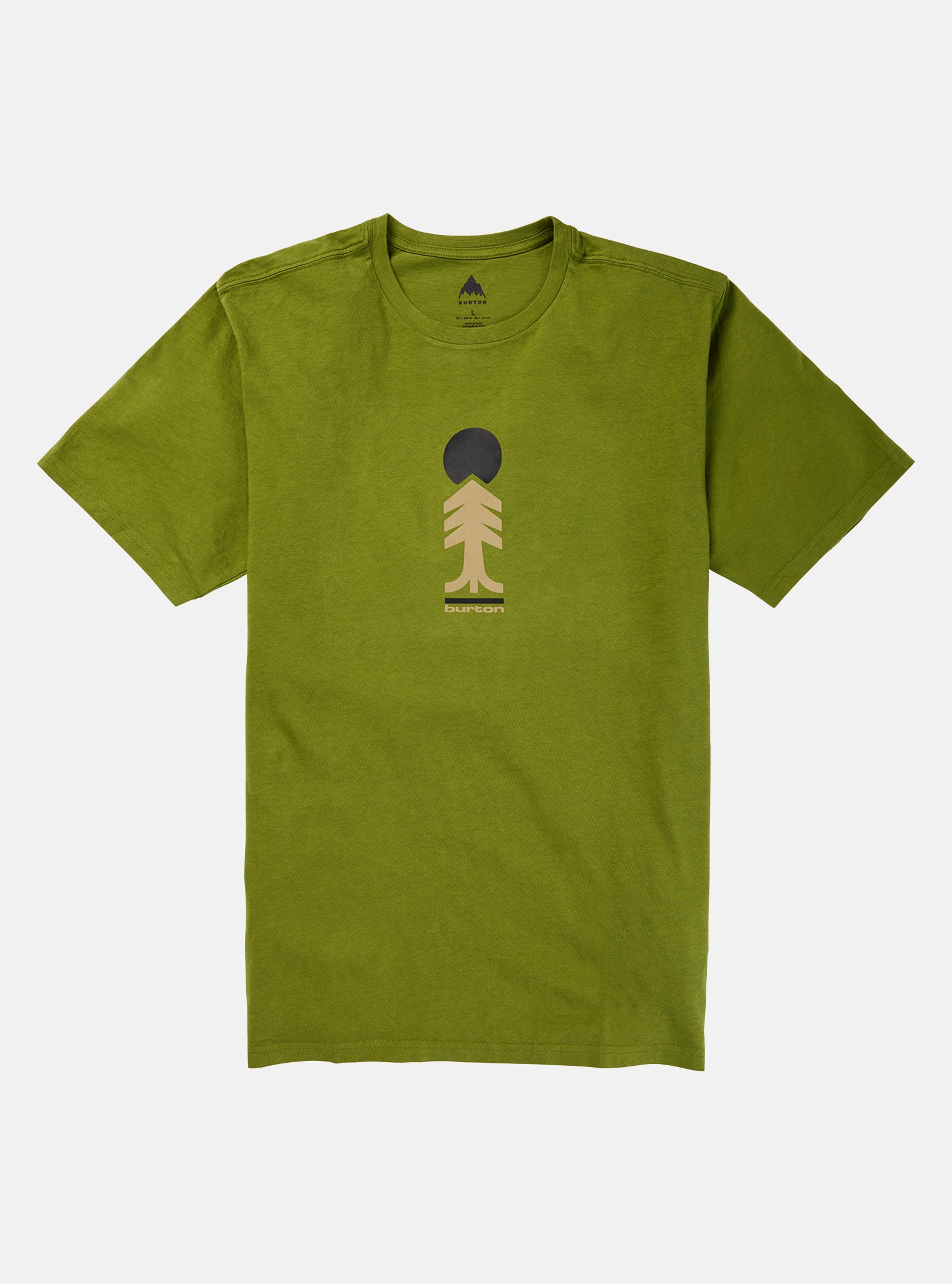 Burton - T-shirt à manches courtes Cartographer homme, Calla Green, XS