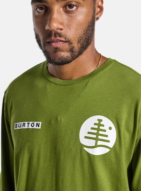 Men's Burton Forager Long Sleeve T-Shirt shown in Calla Green