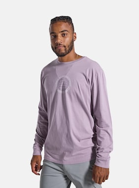 Men's Burton Saugatuck Long Sleeve T-Shirt shown in Elderberry