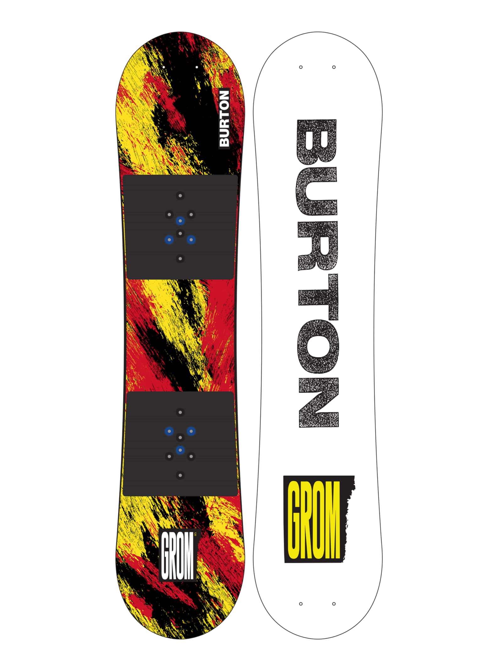 Burton LTR 120 cm Kids Jr Snowboard Package w/ Burton Progression Bindings 